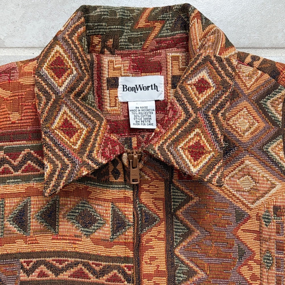 Bugle Boy Multicolor Geometric Jacket - image 2